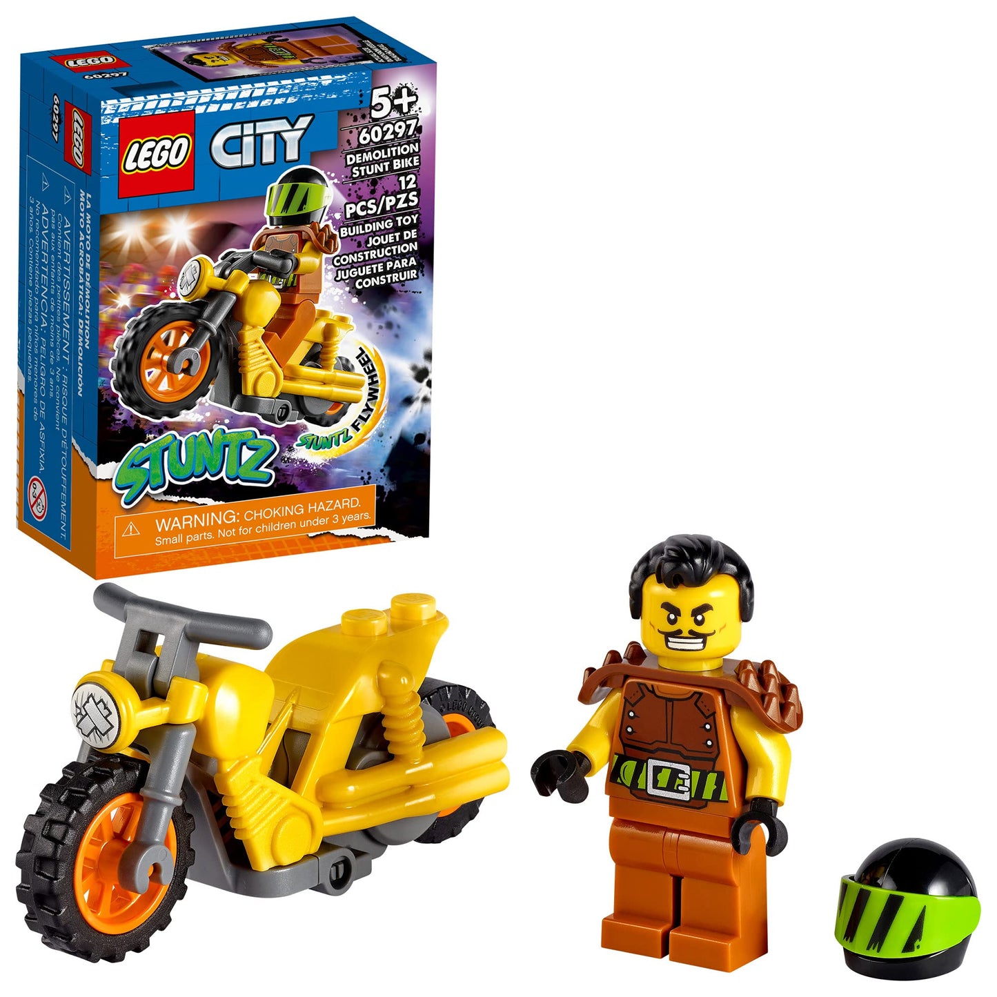 LEGO City Stuntz Demolition Stunt Bike 60297