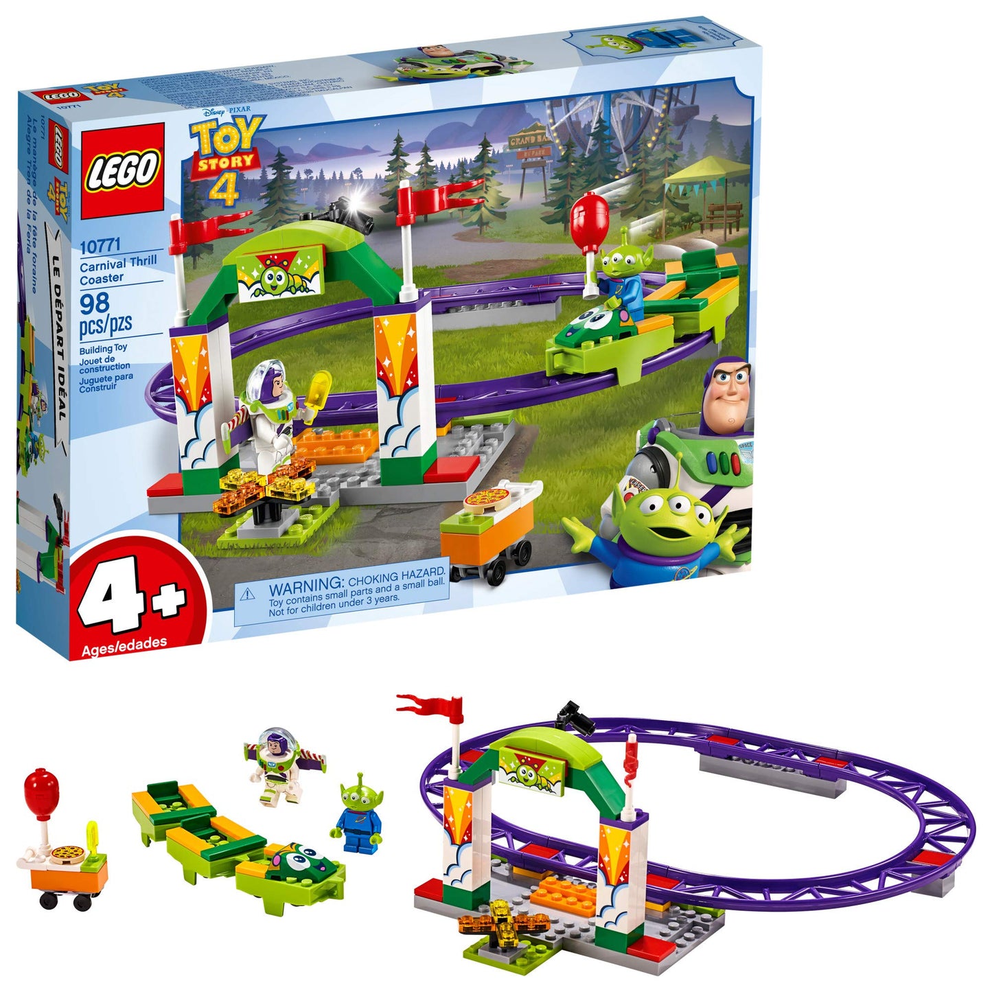 LEGO Disney Pixar's Toy Story 4 Carnival Thrill Coaster 10771