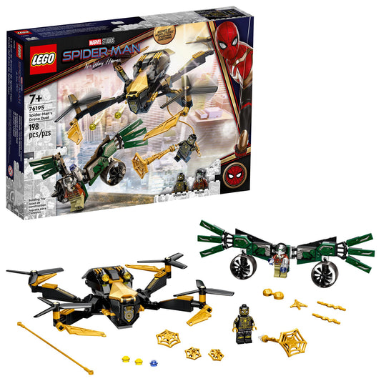 LEGO Marvel Super Heroes Spider-Man No Way Home Spider-Man’s Drone Duel 76195
