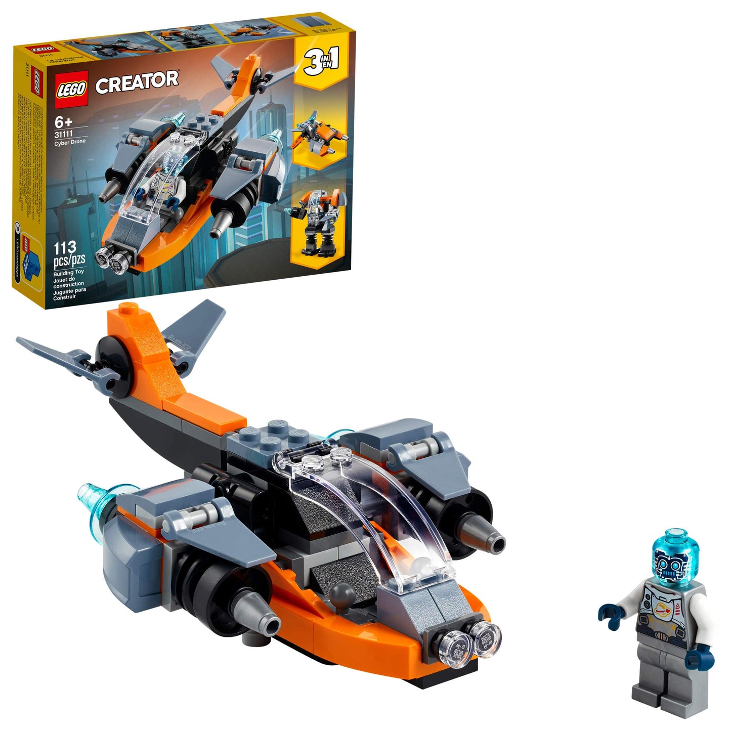 LEGO Creator 3in1 Cyber Drone 31111