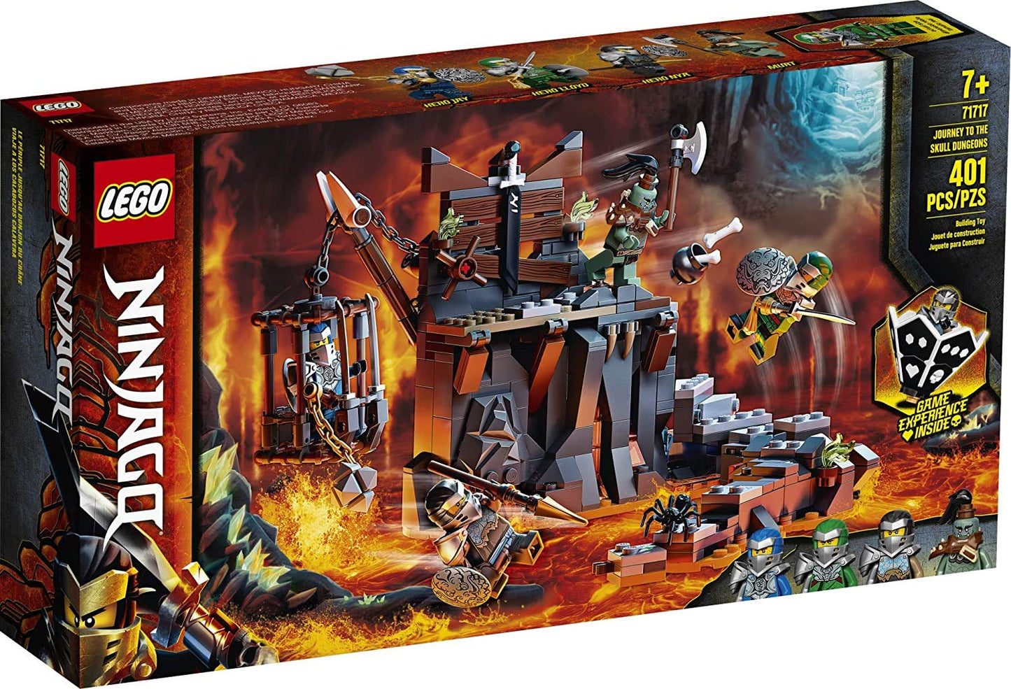 LEGO Ninjago Journey to The Skull Dungeons 71717