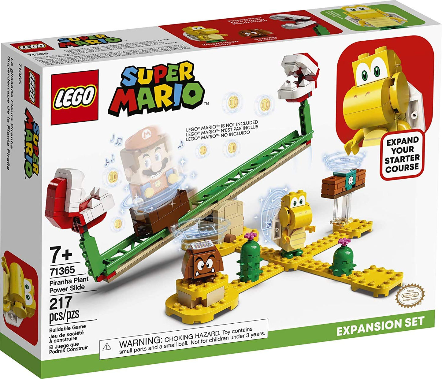 LEGO Super Mario Piranha Plant Power Slide Expansion Set 71365