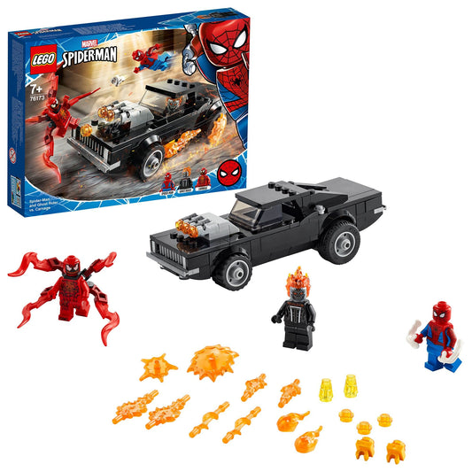 LEGO Marvel Spider Man Spider Man and Ghost Rider vs. Carnage 76173