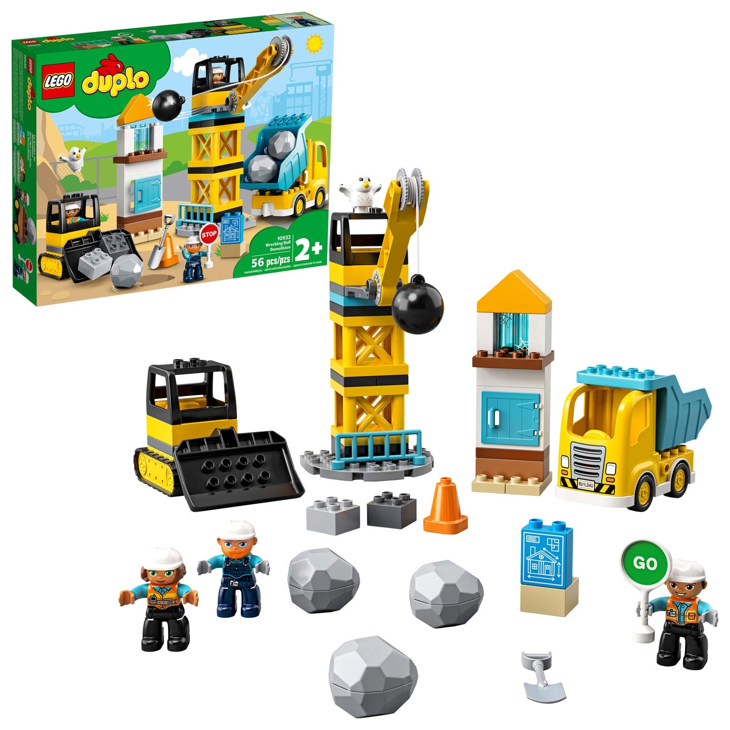 LEGO DUPLO Construction Wrecking Ball Demolition 10932