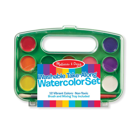 Melissa & Doug Take Along Watercolor Set, 1 EA