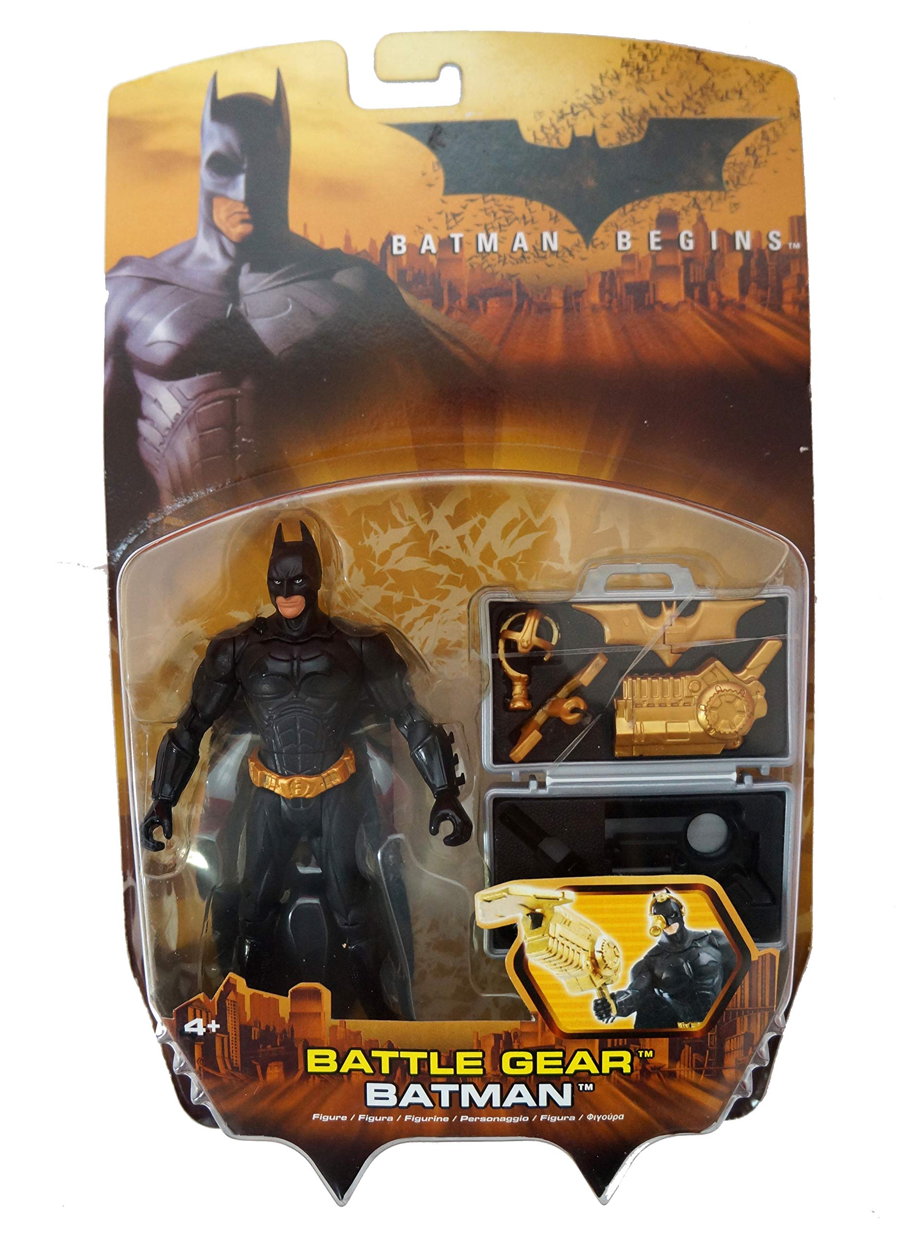Target Exclusive Batman Begins Silver Battle Gear Figure – eVend