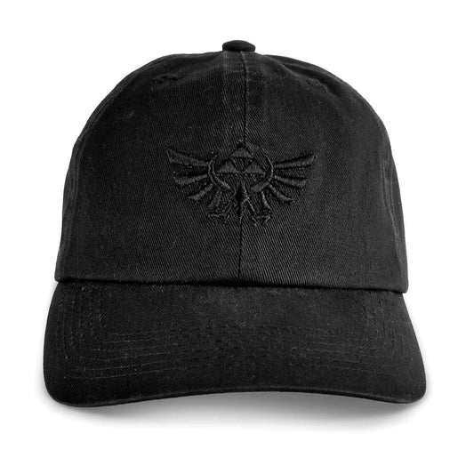 Controller Gear The Legend of Zelda - Hyrule Crest - Curved Bill Baseball Cap Dad Hat - Black