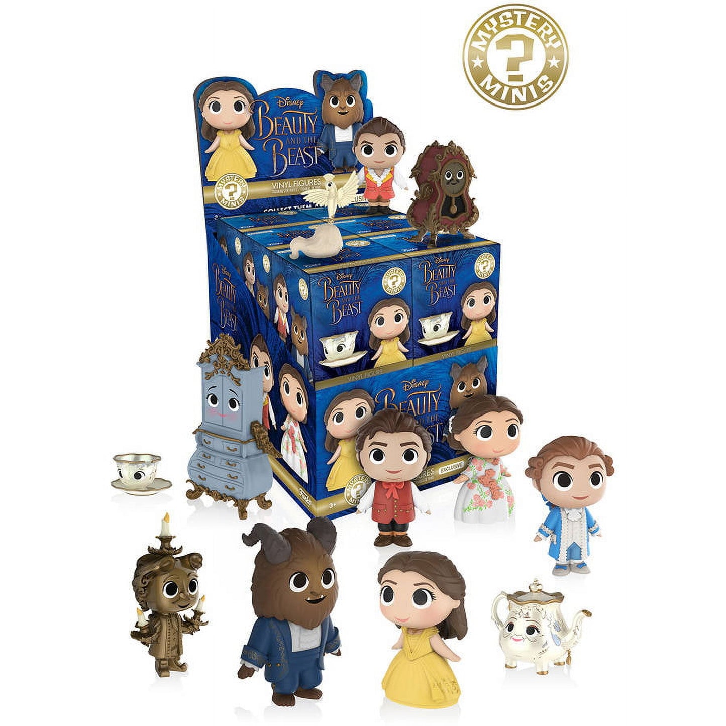 Funko Mystery Mini: Beauty and the Beast Live Action Walmart Exclusive, 1 Mystery Figure