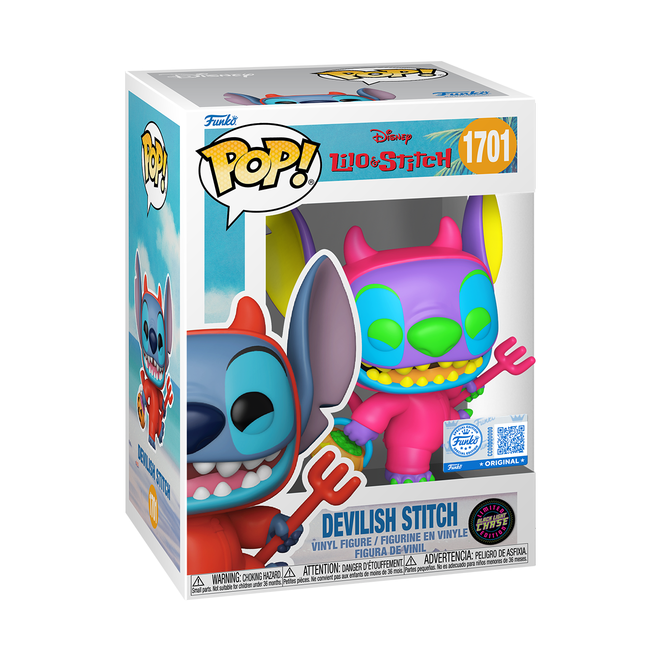 Funko POP! Disney Lilo & Stitch CHASE Devilish Stitch #1701