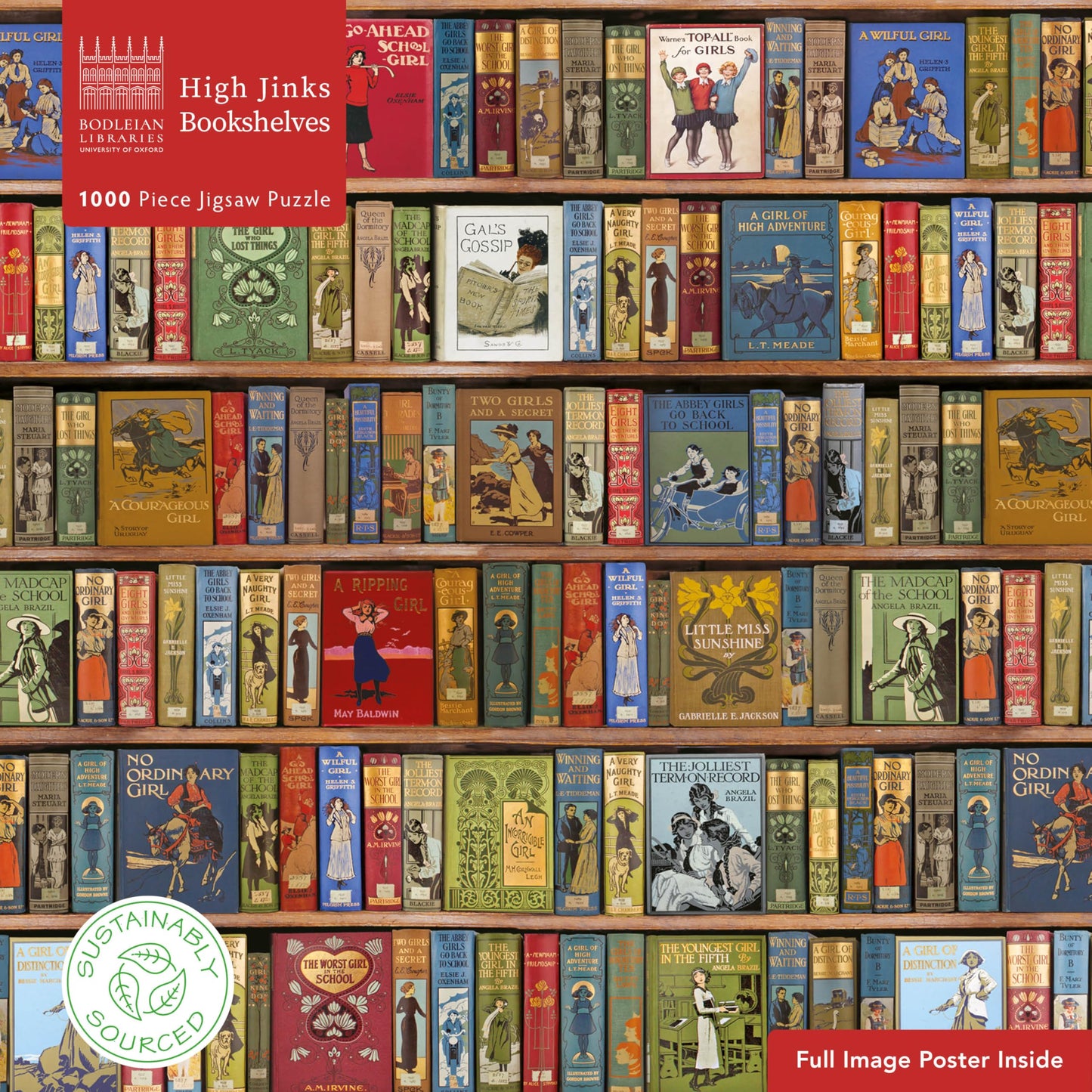 Bodleian Library: High Jinks Bookshelves : 1000-piece Jigsaw Puzzle