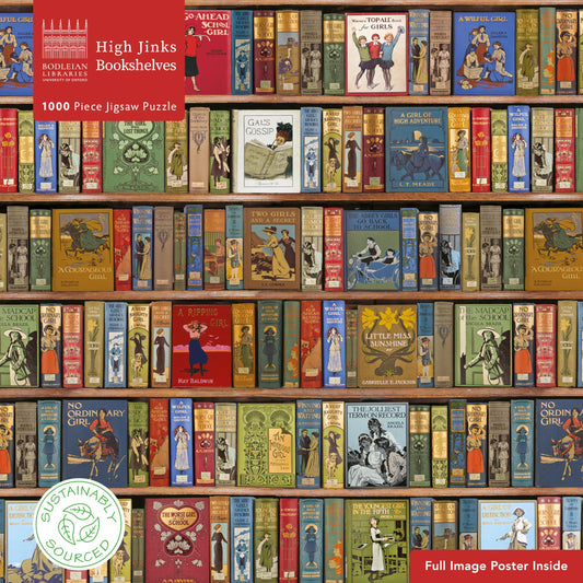 Bodleian Library: High Jinks Bookshelves : 1000-piece Jigsaw Puzzle