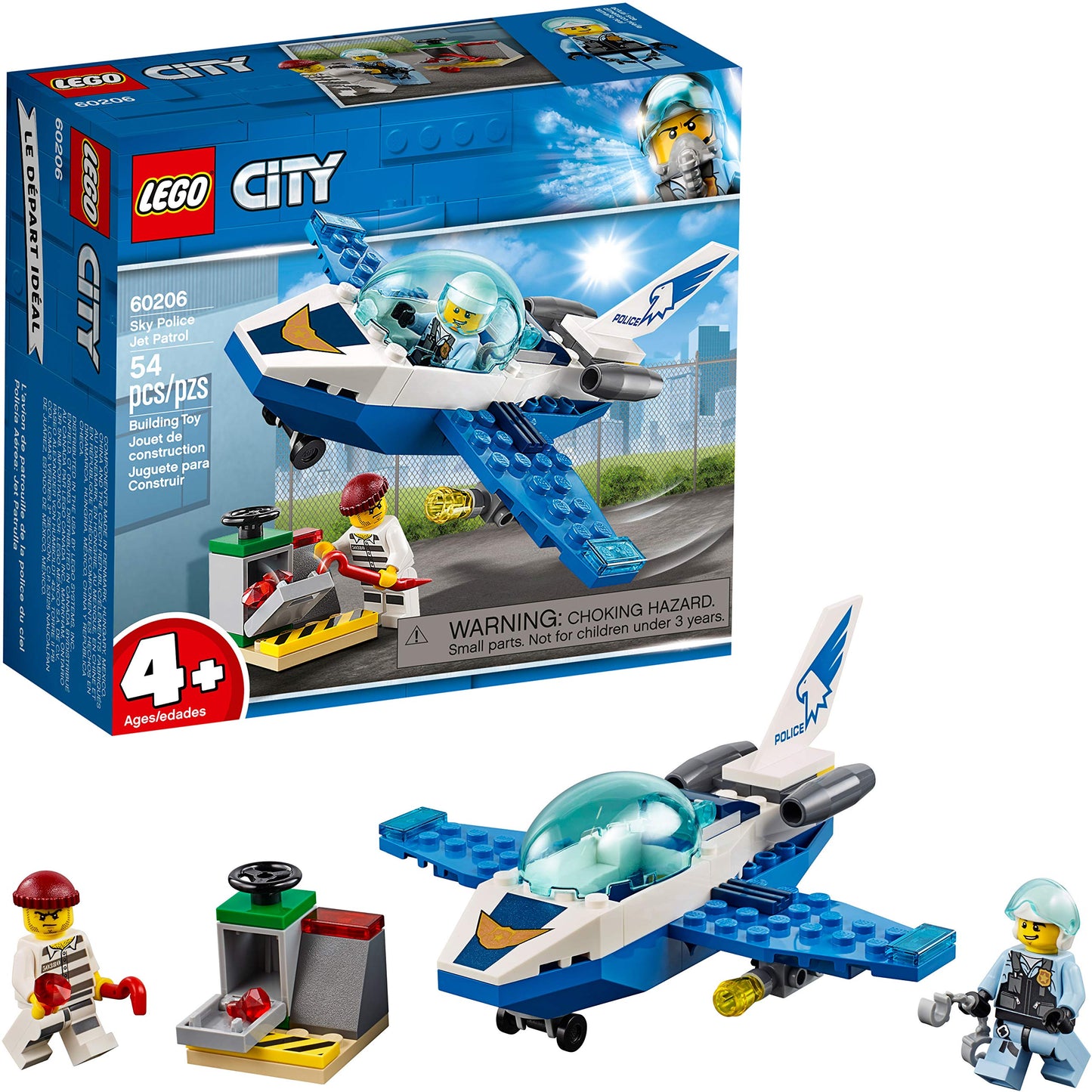 LEGO City Sky Police Jet Patrol 60206