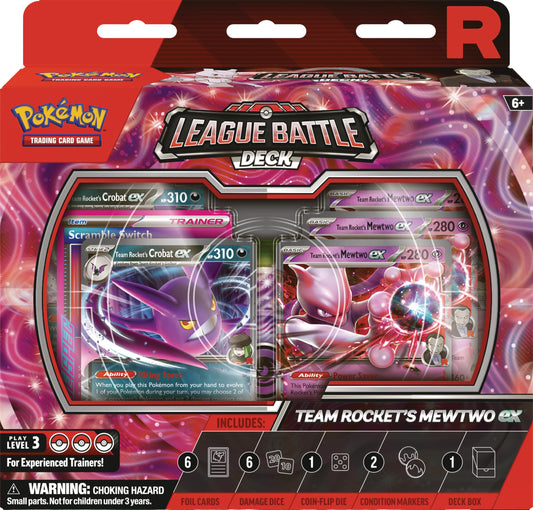 Pokémon TCG: Team Rocket’s Mewtwo ex League Battle Deck