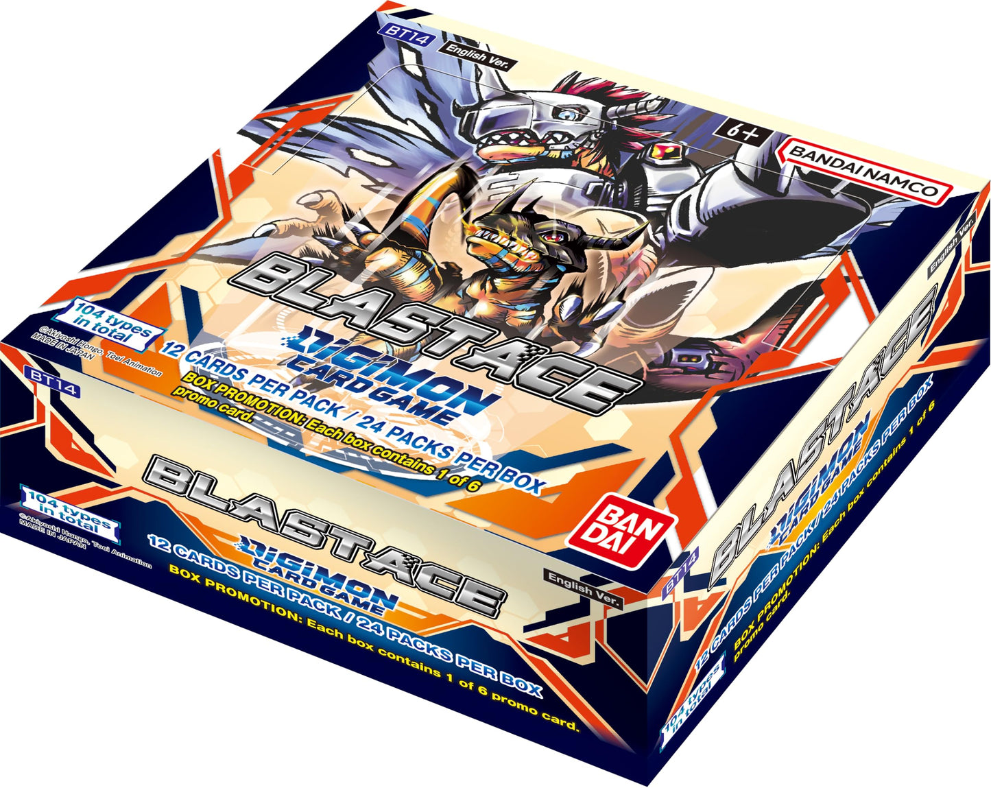 Digimon Card Game: Blast Ace Booster Box - Blast Ace (BT14)