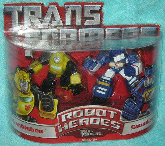 Robot Heroes Wave 02: Bumblebee Vs. Soundwave