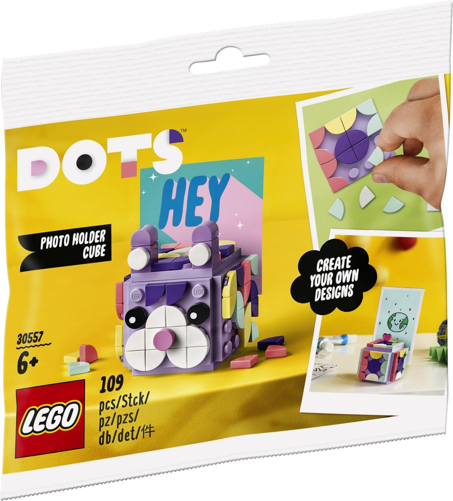 LEGO DOTs Bunny Photo Holder Cube 30557