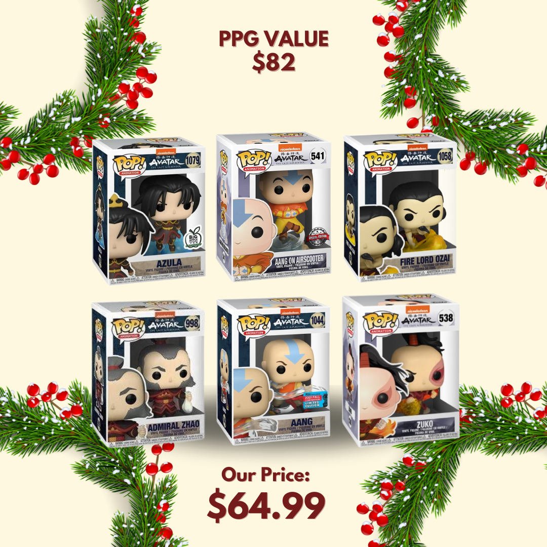 Avatar Bundle - Azula, Aang on Airscooter, Fire Lord Ozai, Zhao, Aang, Zuko Funko POP!