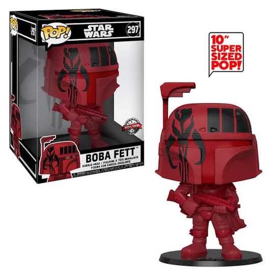 Funko POP! Star Wars 10 Inch Boba Fett #297 [Futura Red] Exclusive