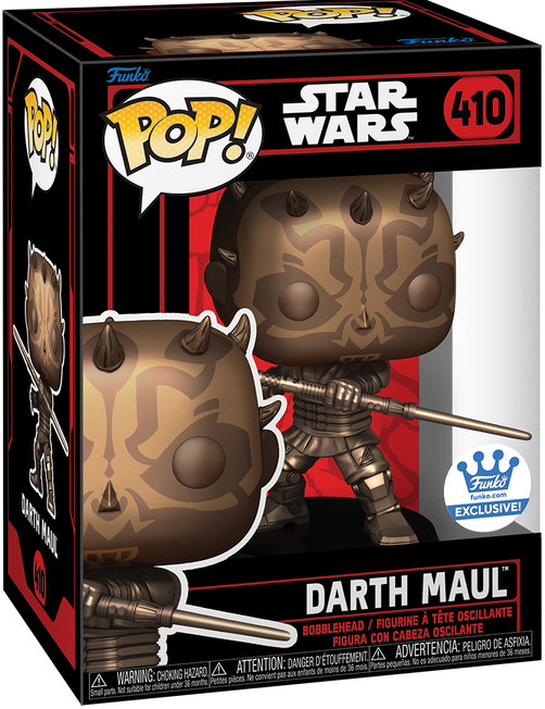Funko POP! Star Wars - Darth Maul #410 [Bronze] Funko Shop Exclusive