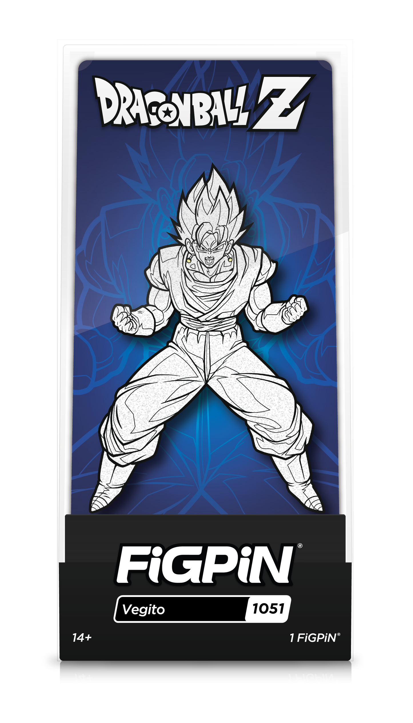 FiGPiN Dragon Ball Z Vegito #1051 [Black & White, Glitter] eVend Exclusive