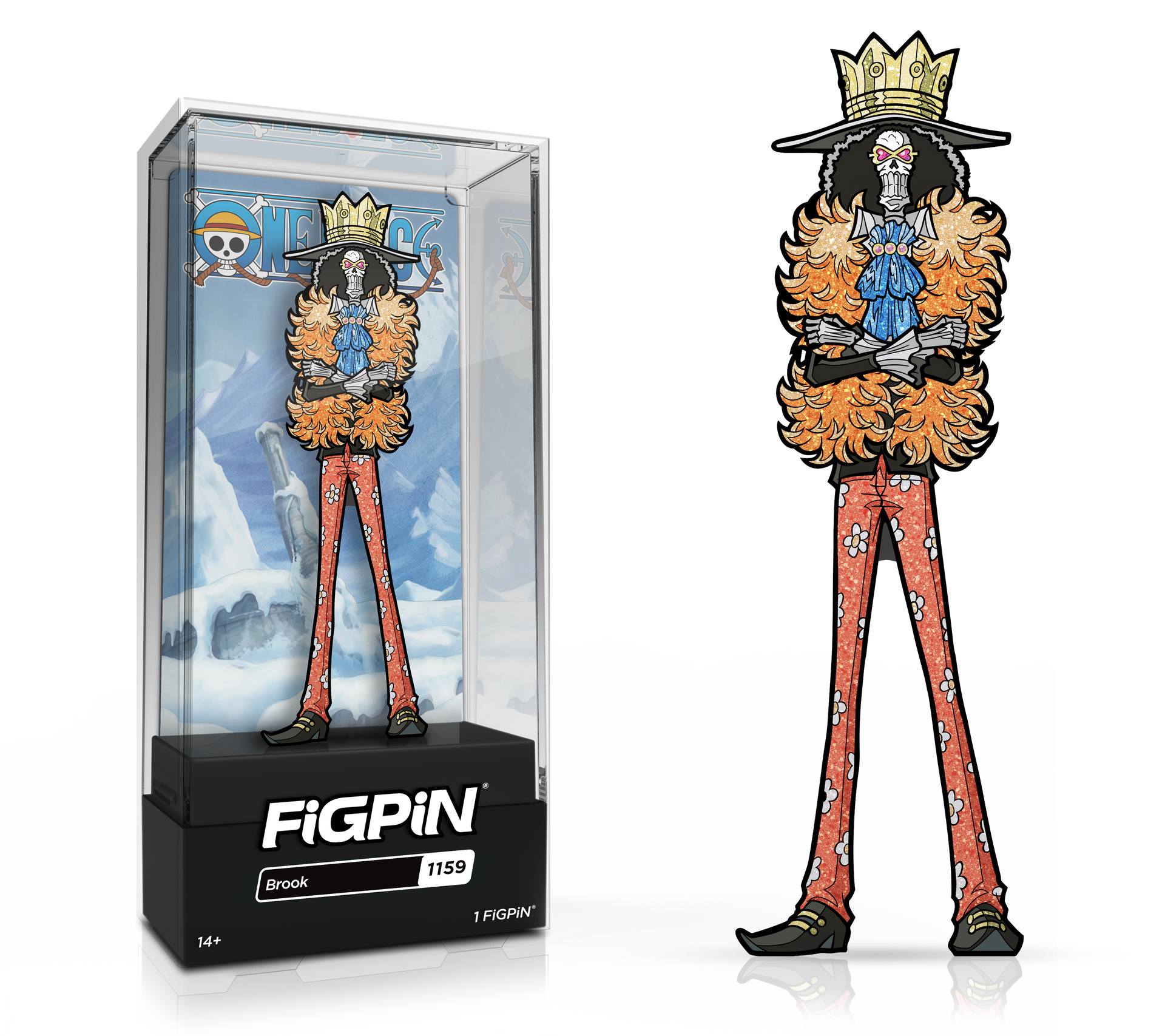 One Piece FiGPiN Gold Deluxe factory Box Set LE 1000 with Logo Pin