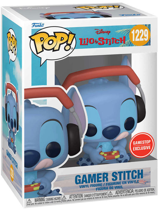 Funko POP! Disney - Lilo & Stitch - Gamer Stitch #1229 Exclusive