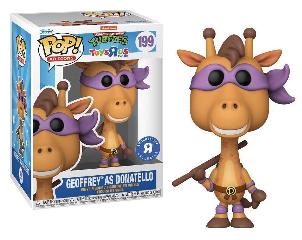 Funko POP! Ad Icons - TMNT x Toys R Us - Geoffrey as Donatello #199 Toys 'R' Us Exclusive