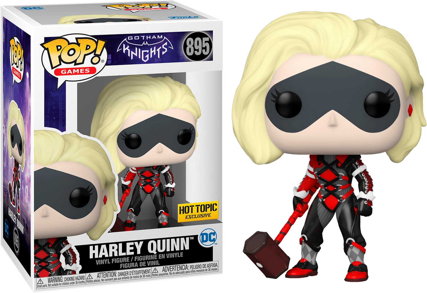 Funko POP! Games Gotham Knights Harley Quinn Exclusive Vinyl Figure