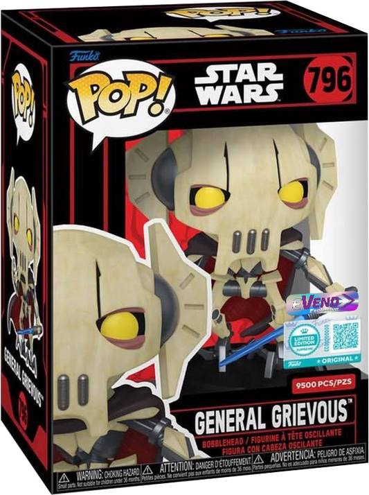 Funko POP! Star Wars - General Grievous #796 LE 9500 eVend Exclusive