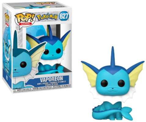Funko POP! Games - Pokemon - Vaporeon #627 [3 Language Box]