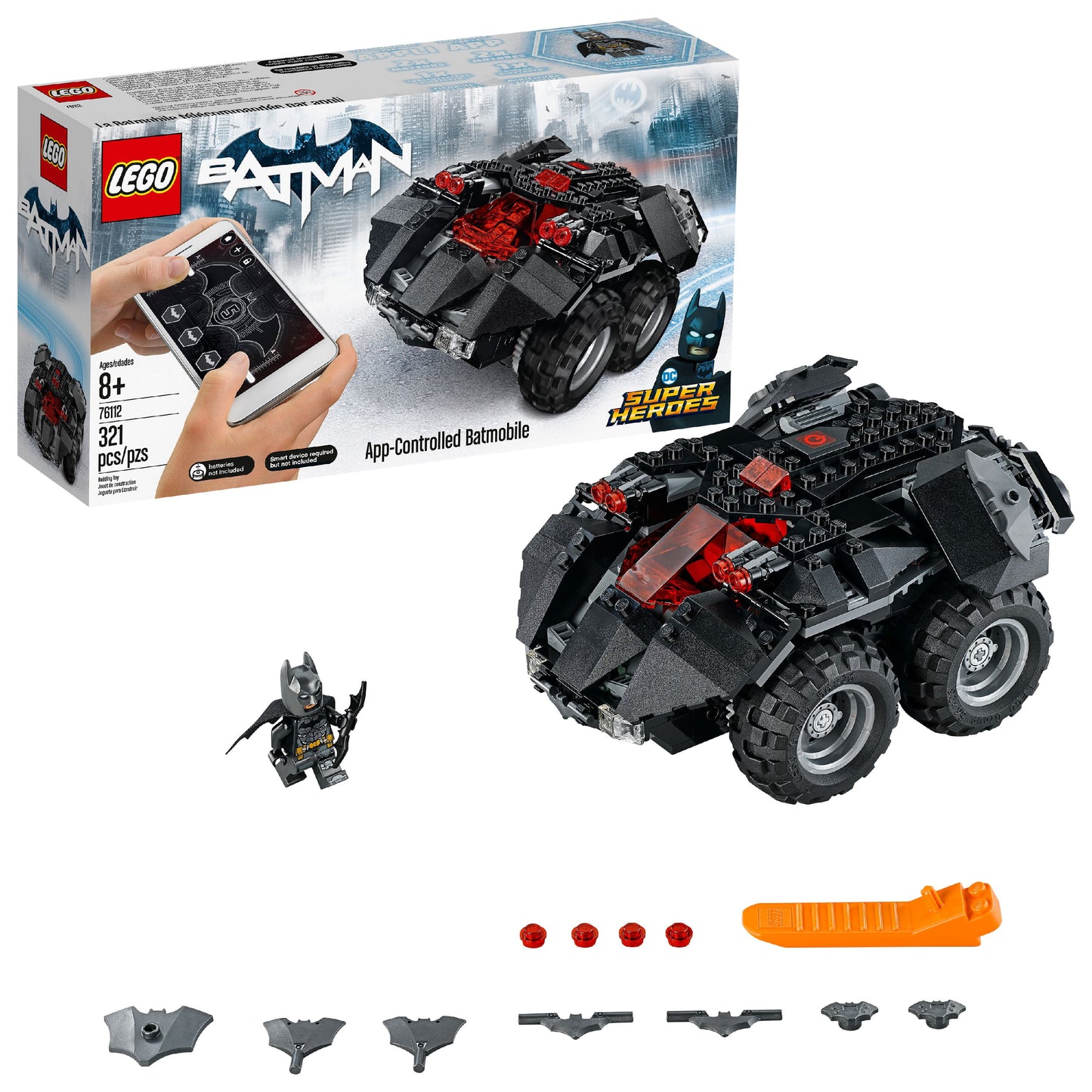 LEGO DC Super Heroes App-controlled Batmobile 76112