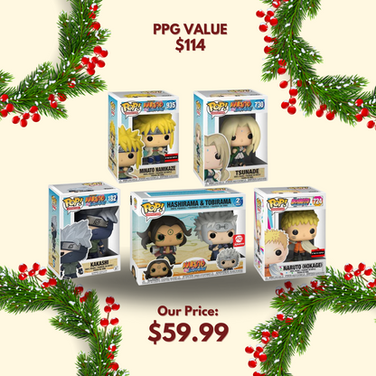 Naruto Hokage Insane Deal - Naruto, Hashirama, Tobirama, Kakashi, Minato, Tsunade Funko POP!