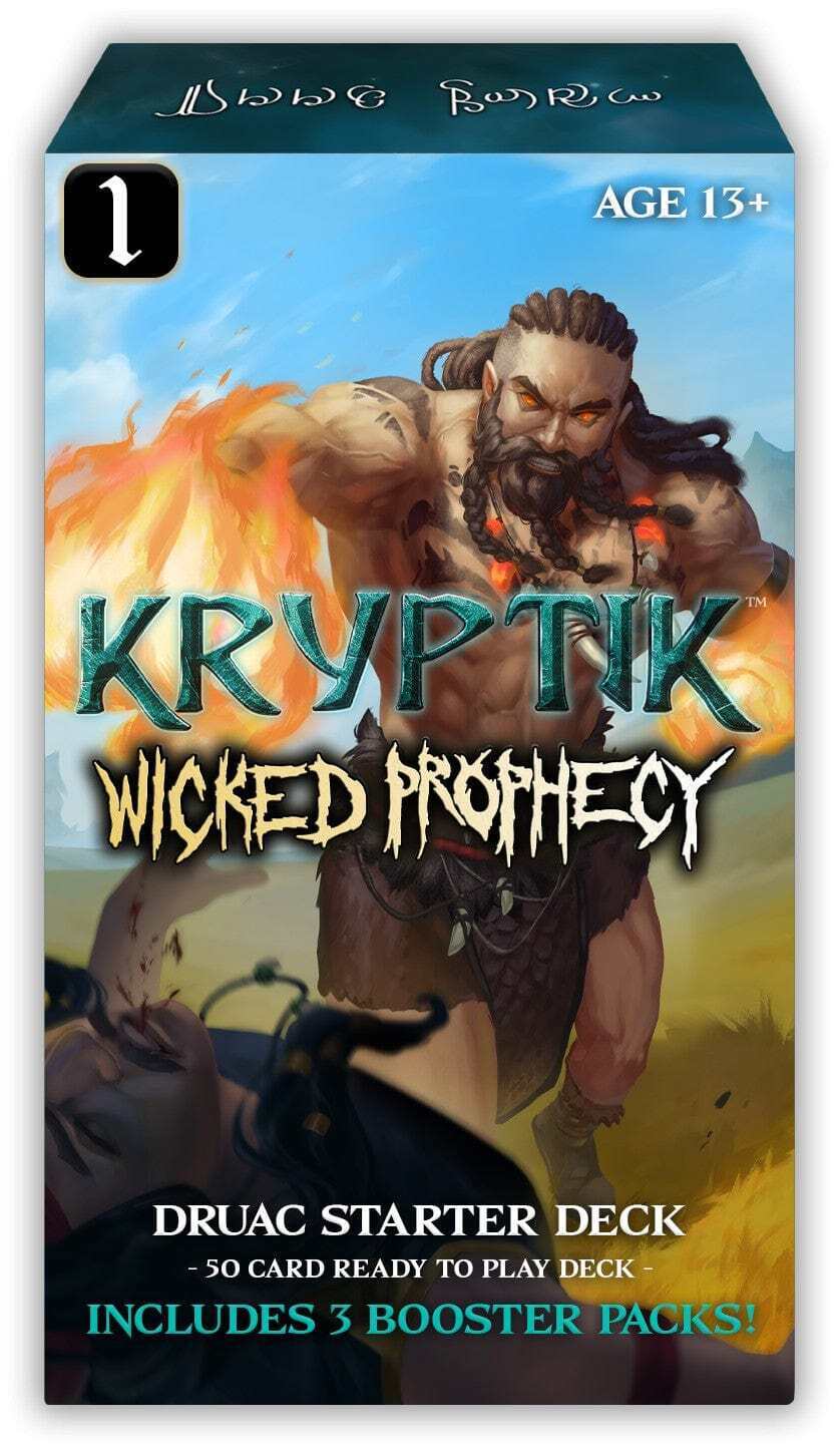 Kryptik TCG - Wicked Prophecy Wave 1 Starter Deck - Druac