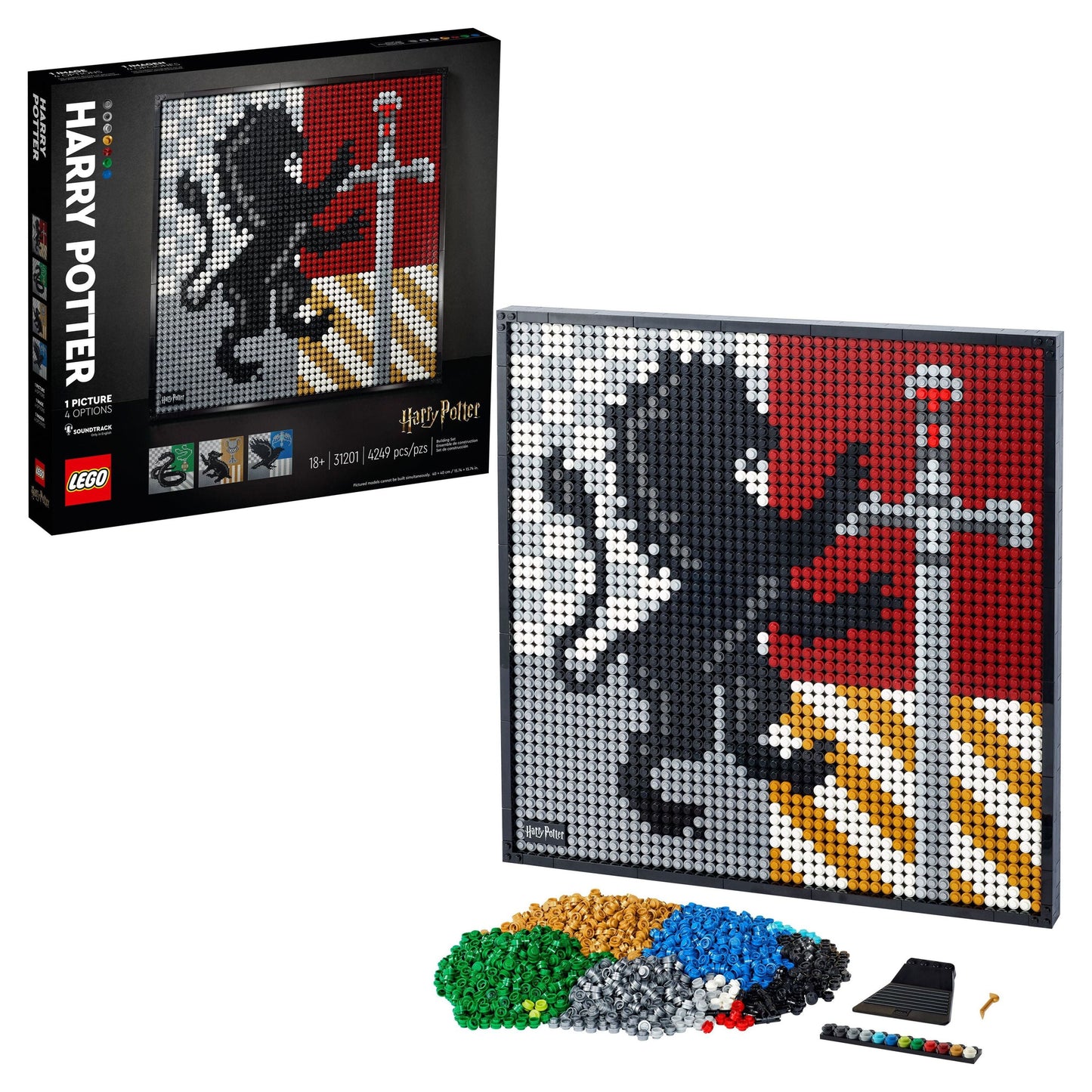 LEGO Art Harry Potter Hogwarts Crests 31201
