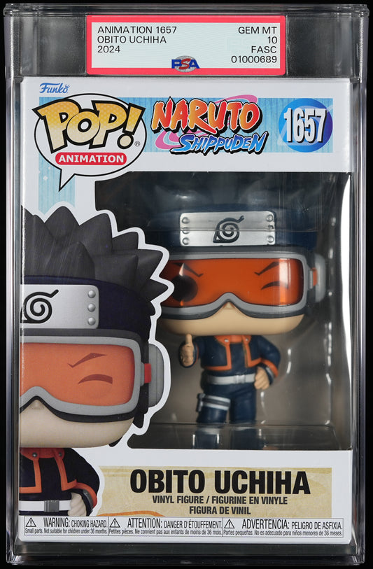 Funko POP! Animation 1657 Obito Uchiha PSA GEM MINT 10
