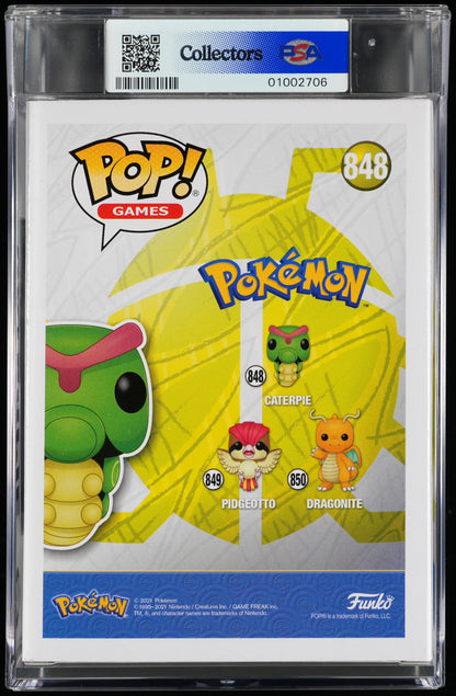 Funko POP! Pokemon 848 Caterpie PSA GEM MINT 10