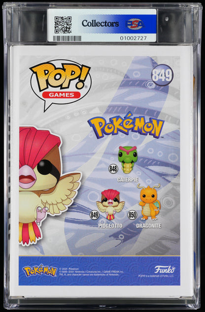 Funko POP! Pokemon 849 Pidgeotto PSA NEAR MINT + 8.5