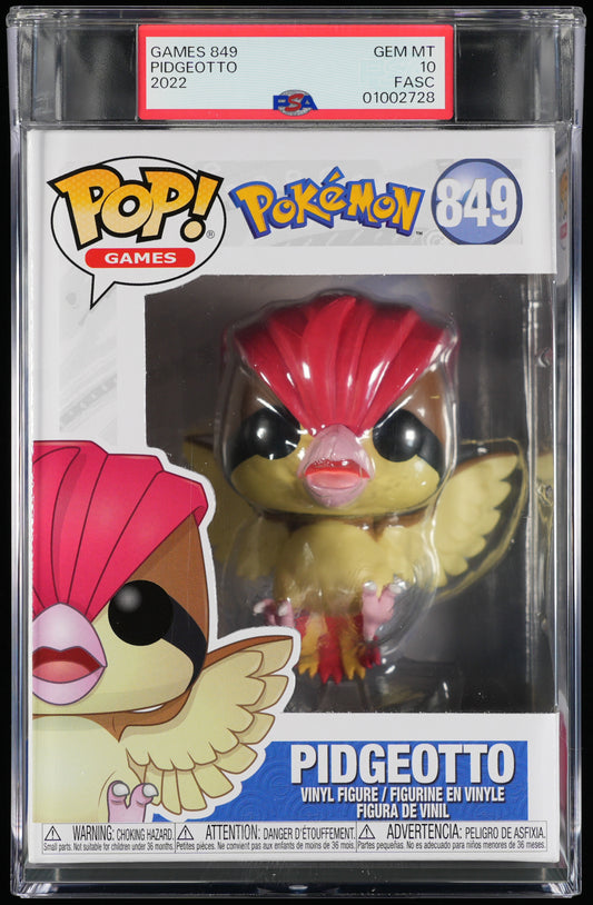 Funko POP! Pokemon 849 Pidgeotto PSA GEM MINT 10