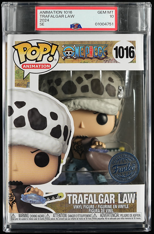 Funko POP! Animation 1016 Trafalgar Law PSA GEM MINT 10