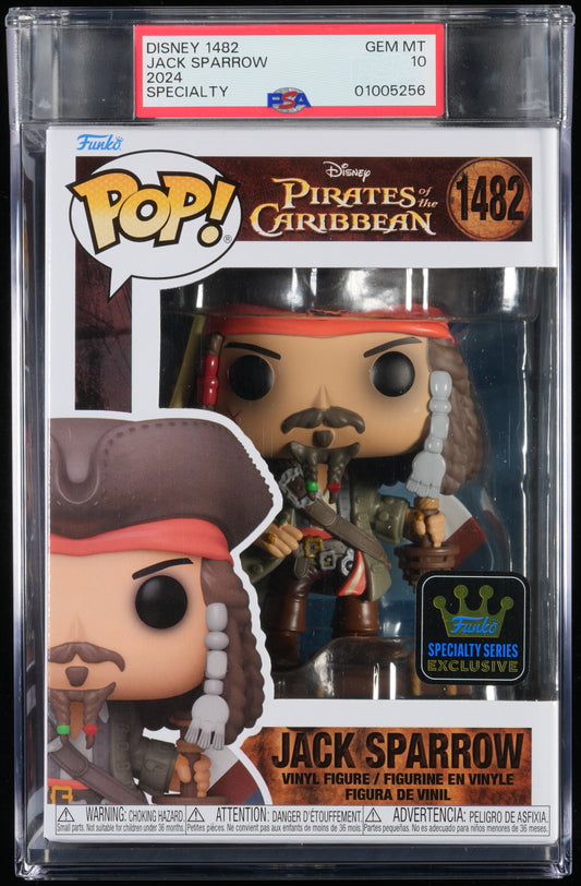 Funko POP! Disney 1482 Jack Sparrow PSA GEM MINT 10