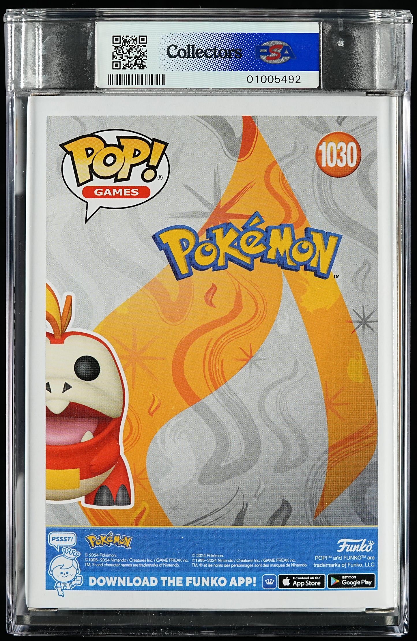 Funko POP! Pokemon 1030 Fuecoco PSA GEM MINT 10