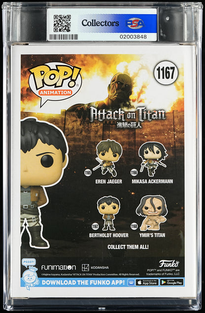 Funko POP! Animation 1167 Bertholdt Hoover PSA GEM MINT 10