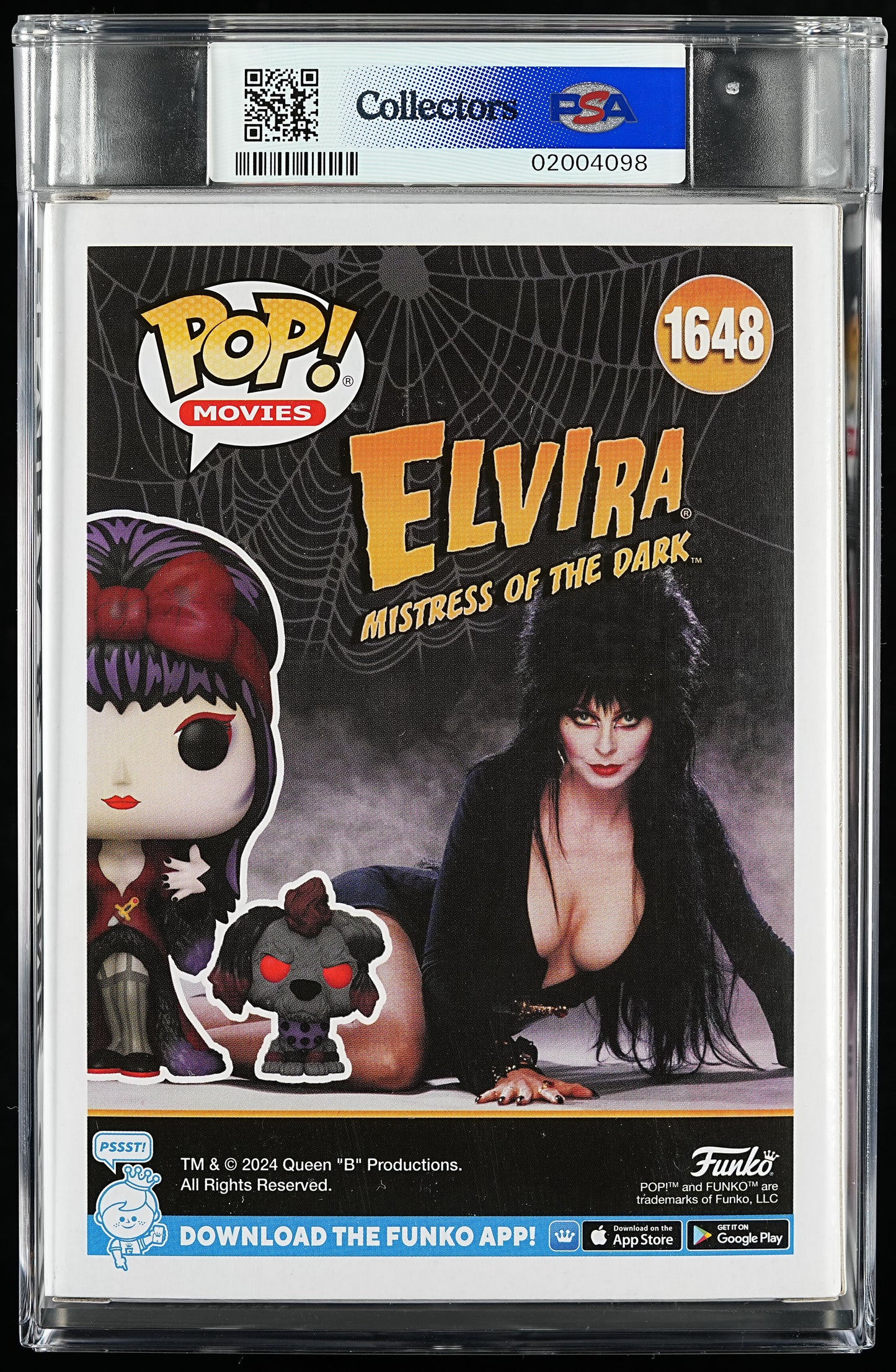 Funko POP! Movies 1648 Elvira & Gonk Exclusive PSA GEM MINT 10
