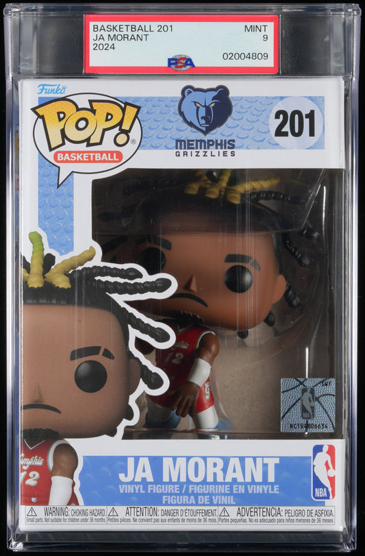Funko POP! Basketball 201 Ja Morant PSA MINT 9