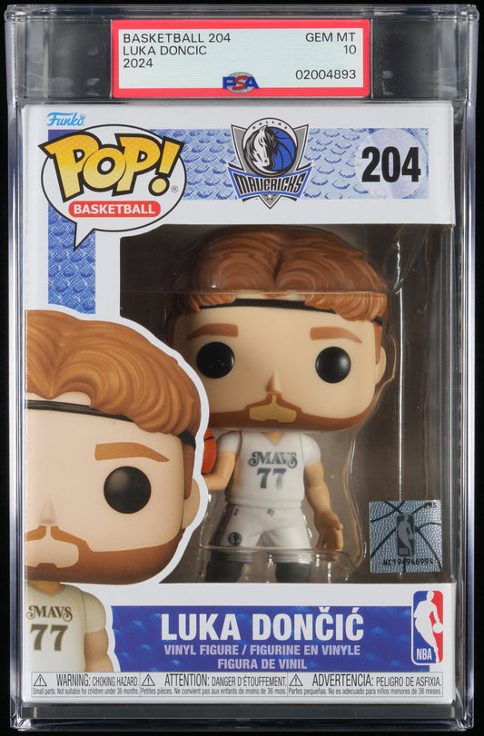 Funko POP! Basketball 204 Luka Doncic PSA GEM MINT 10