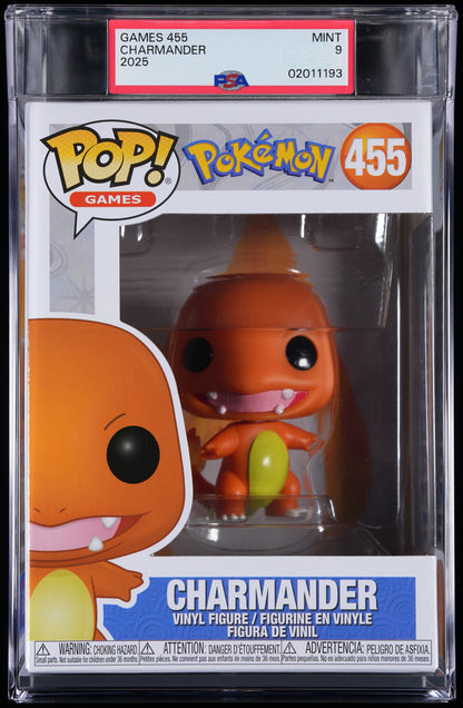 Funko POP! Pokemon 455 Charmander PSA MINT 9