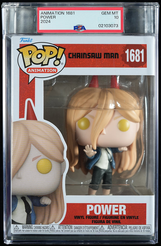 Funko POP! Animation 1681 Power PSA GEM MINT 10