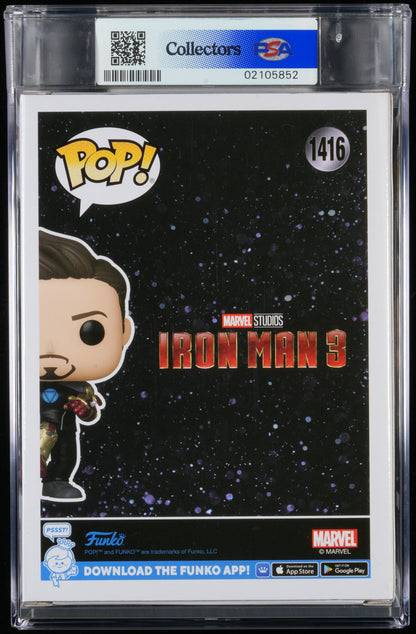 Funko POP! Marvel 1416 Tony Stark PSA MINT 9