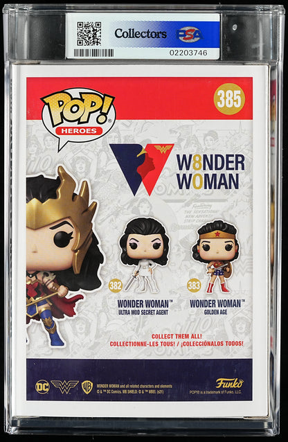 Funko POP! Heroes 385 Death Mtl Wonder Woman PSA MINT 9