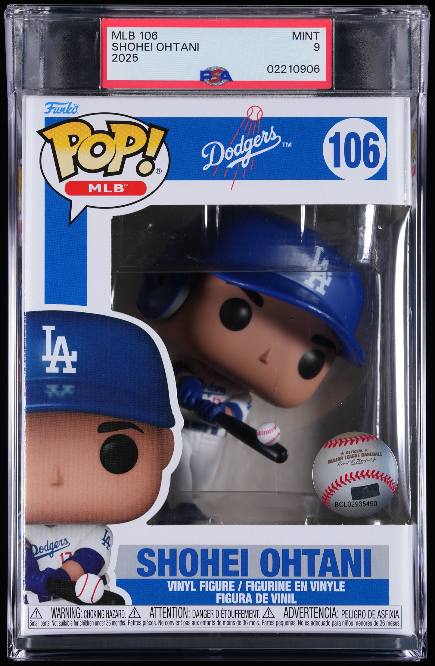 Funko POP! MLB 106 Shohei Ohtani PSA MINT 9